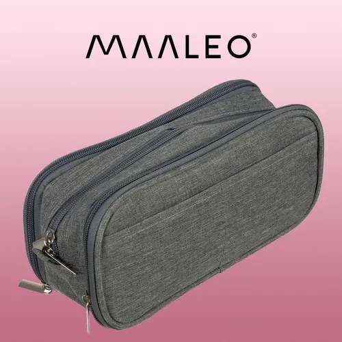 Maaleo Trojitý skládací penál - šedý 24512