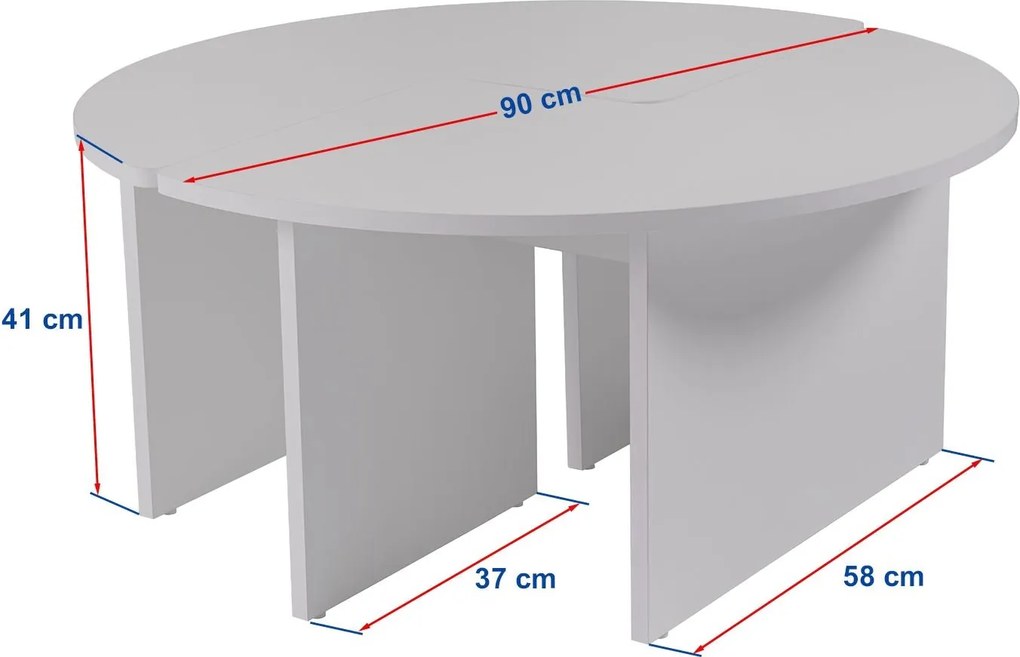 Konferenčný stôl Moira - Wood Black