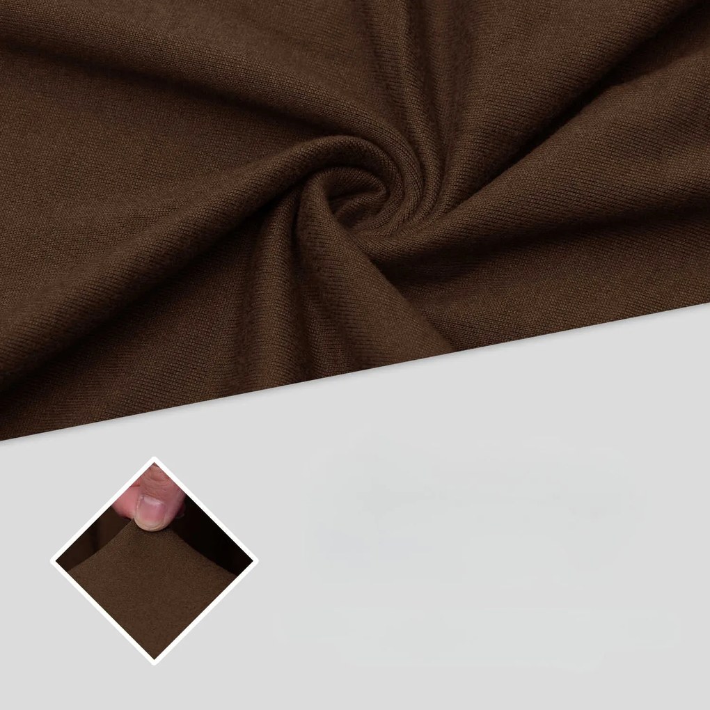 Napínací poťah na stoličku s opierkami AVERO Farba: Sivohnedá