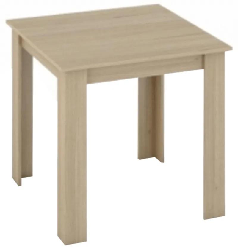 Kondela Jedálenský stôl, dub sonoma, 80x80 cm, KRAZ