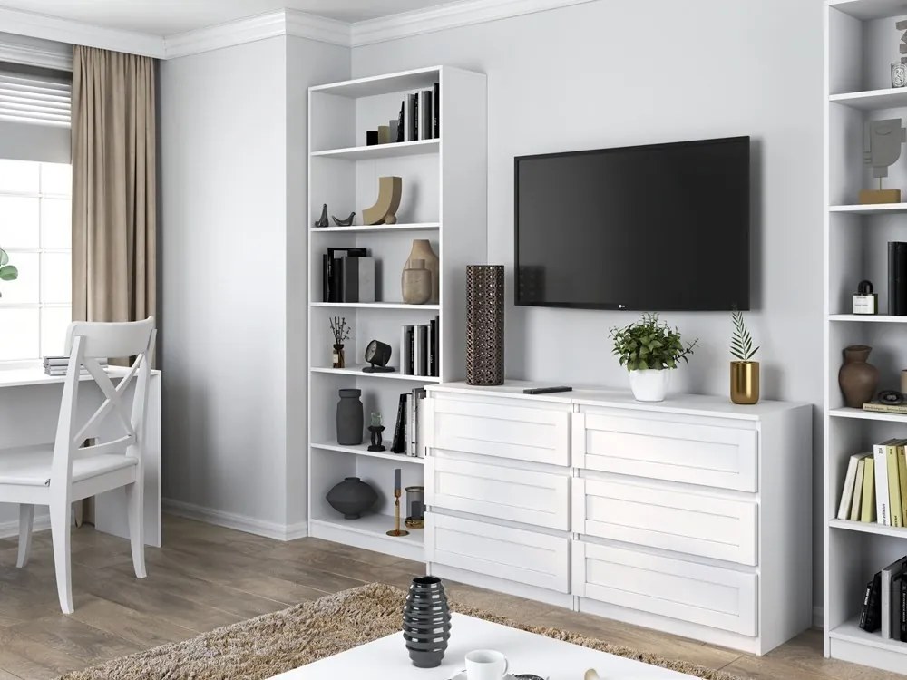 Regál PAPHOS 80 cm bílý