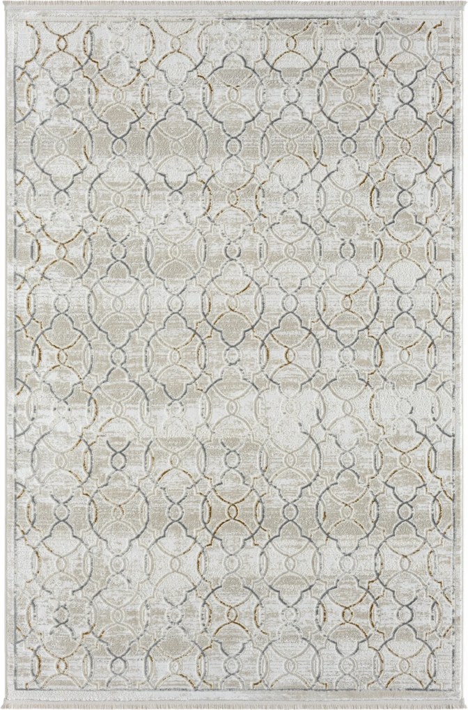 My Flair, Kusový koberec My Floor creme, 200x290, šedá, chodba / predsieň