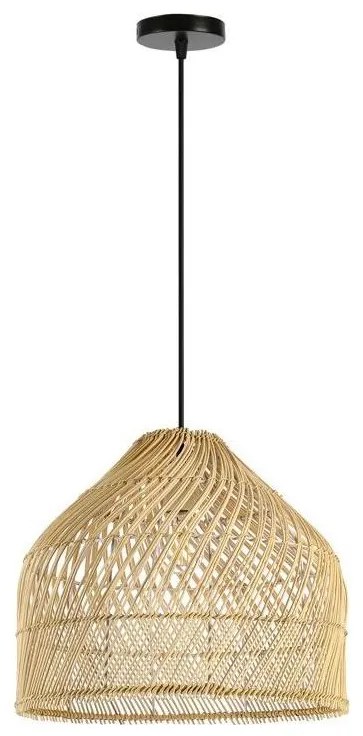 Immax 08264L - Luster na lanku PELO 1xE27/40W/230V pr. 40 cm ratan