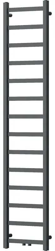 Mexen Bolt, vykurovacie teleso 1800 x 400 mm, 406 W, spodné a stredové, antracitová, W126-1800-400-00-66