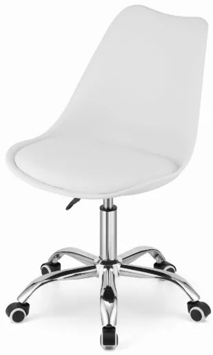 Otočná stolička ALBA – Biela, moderný dizajn a komfort