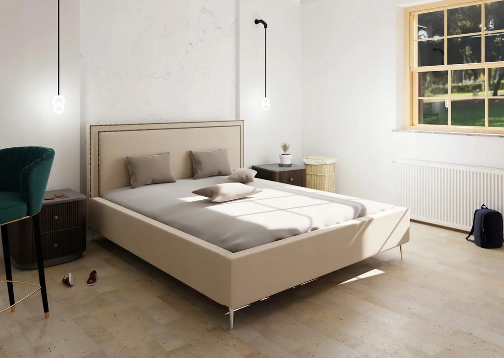 PROXIMA.store - Dizajnová čalúnená posteľ TOLENA ROZMER: Pre matrac 140 x 200 cm