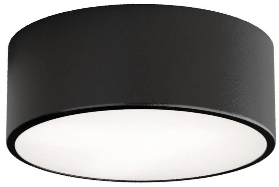 Kúpeľňové stropné svietidlo so senzorom CLEO 1xE27/24W/230V Ø 20 cm IP54 čierne