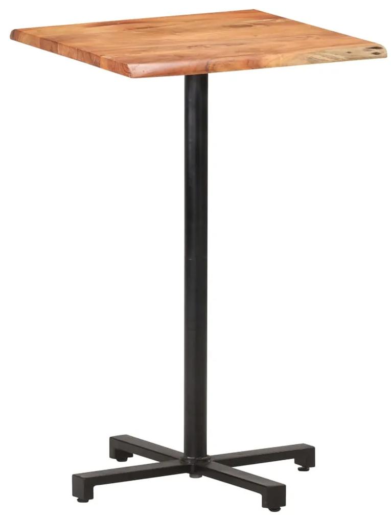 vidaXL Barový stolík s nepravidelnými hranami 60x60x110 cm akáciový masív
