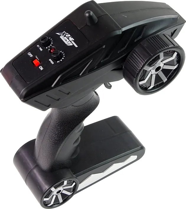 LEAN Toys Športové auto R/C 1:8 sivé biele