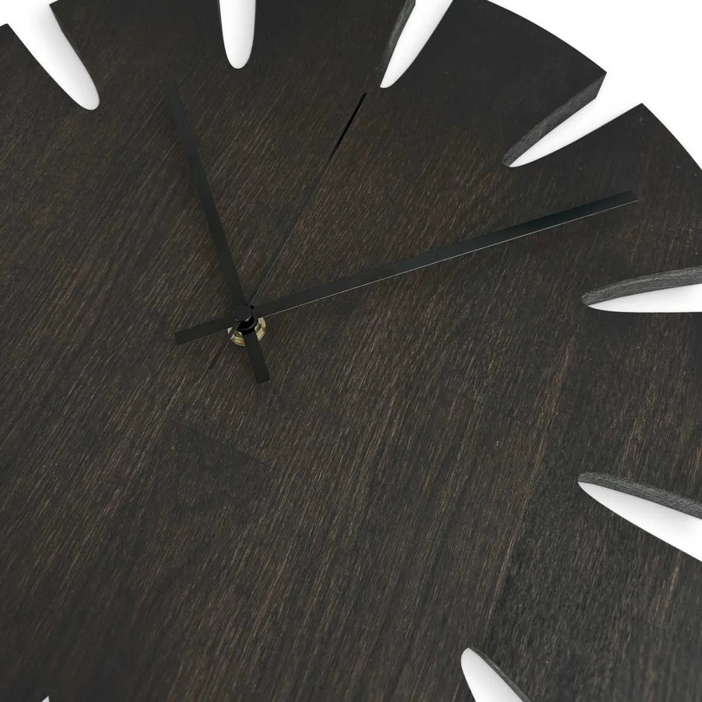 SENTOP | Luxusné dubové nástenné hodiny I SENTOP MAS014-3169-BLACK- 30 analógové