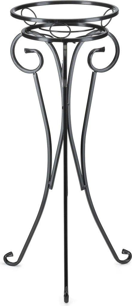 STOJAN NA KVETINÁČ SHANE 74X34 CM ČIERNA