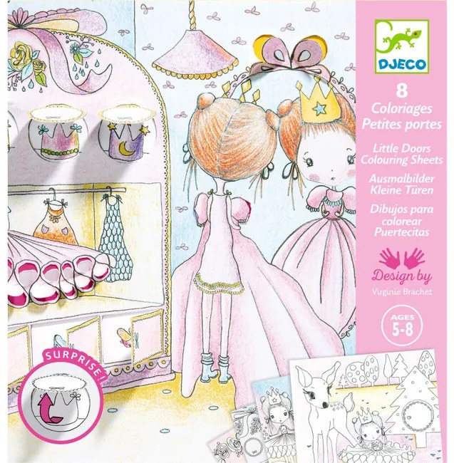 Djeco Omaľovánka s prekvapením Pupi