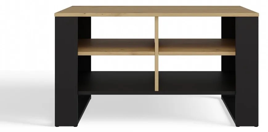 Konferenční stolek LAWA Modern 4P Slim dub artisan/černý