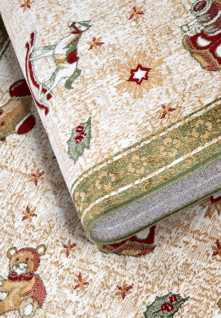 Villeroy & Boch Koberec behúň Toy's delight so strihaným vlasom 106218 Green, Multicolor, 80x200, zelená, obývacia izba