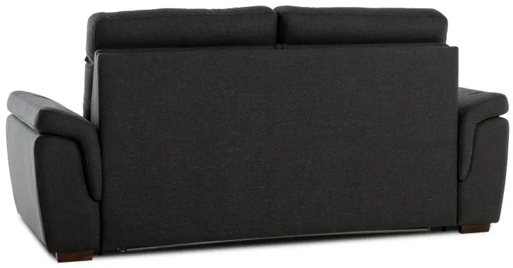 Pohovka na každodenné spanie AZZURRA br. FIORELLO rozkladacia, 140, tm. šedá (jazz 22 graphite)