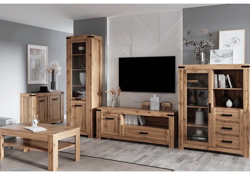 Skriňa MORATIZ 2D, dub Wotan