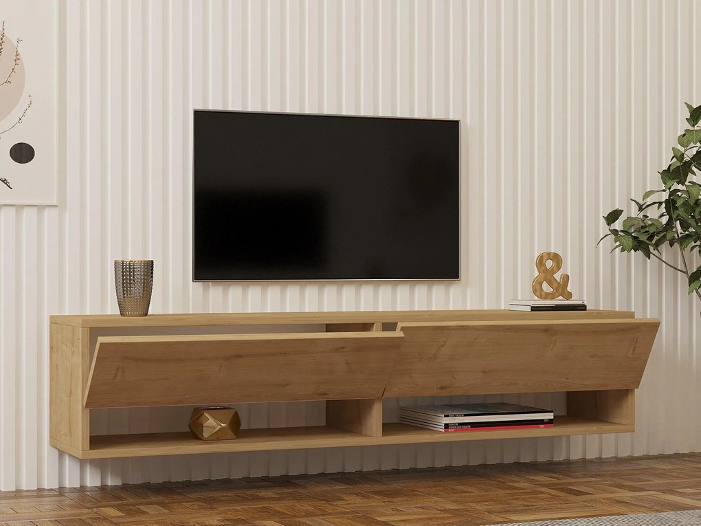 TV stolík/skrinka Sotata (dub zafírový) . Vlastná spoľahlivá doprava až k Vám domov. 1095547