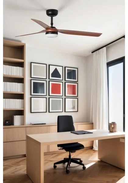 FARO 33817WT-21 - LED Stm. vent. PUNT M LED/18W/230V hnedá/čierna pr.132 cm WT+DO