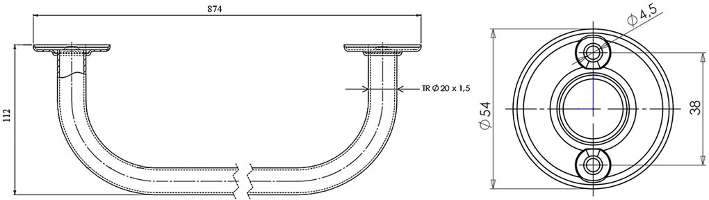 Aqualine Aqualine, Sušiak pevný 80cm, biela, 8013