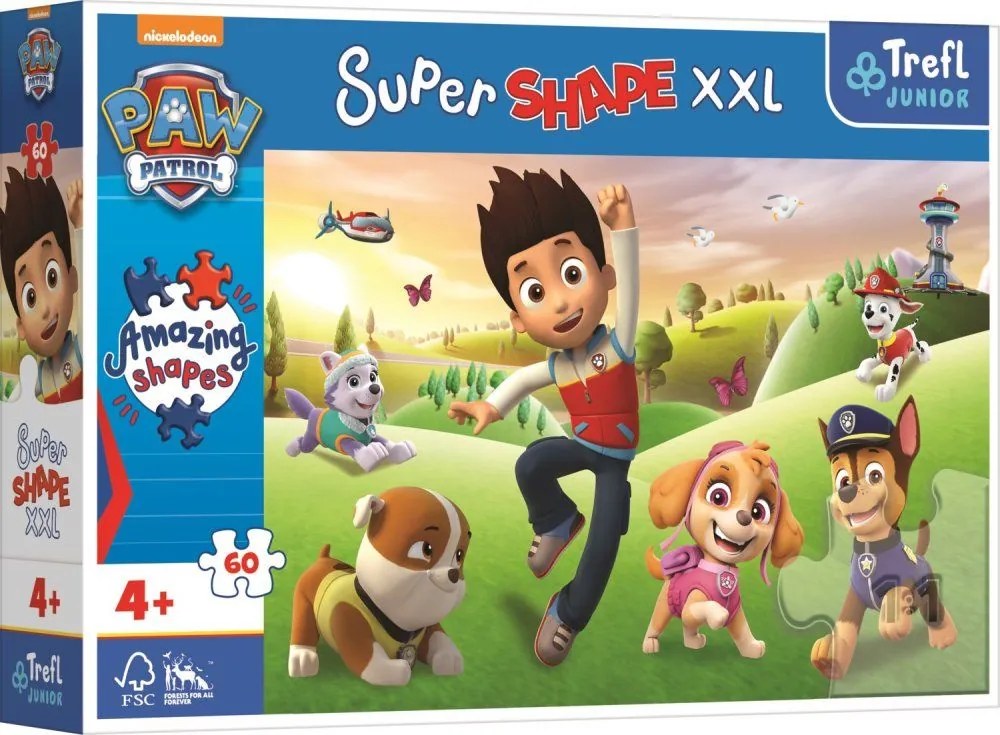 Trefl Puzzle 60 XL - Usmievajúci sa psi
