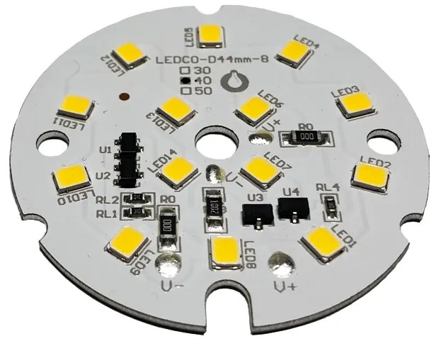 Ledco LED modul d 44mm, 24V DC, 5.7W, 810lm, 4000K, CRI 80+, 120°