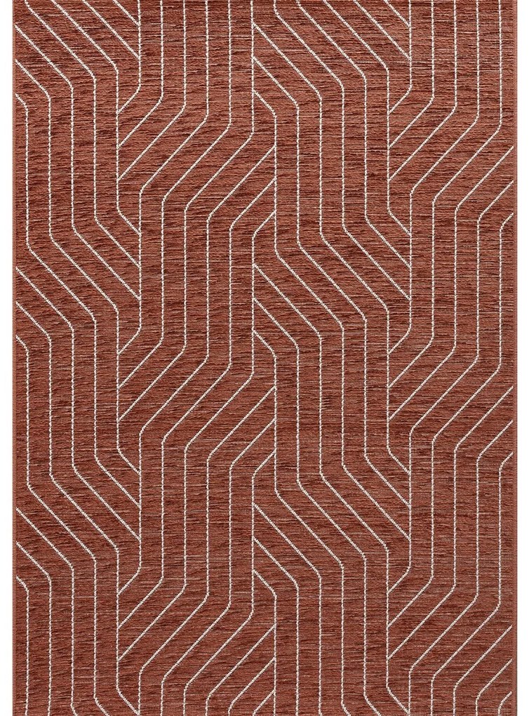 Koberec Velvet beige/rust 120x170cm