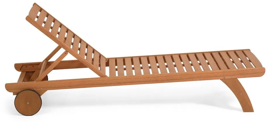 Záhradné ležadlo z eukalyptového dreva Kave Home Beila