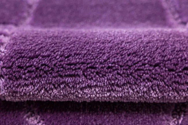 Kúpeľňový koberček Ocean fialový ovál