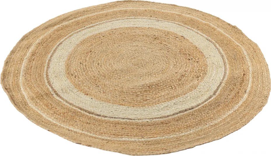 TA Koberec 1463 HNEDÁ OKRÚHLA JUTA Rozmer: 100x100 cm