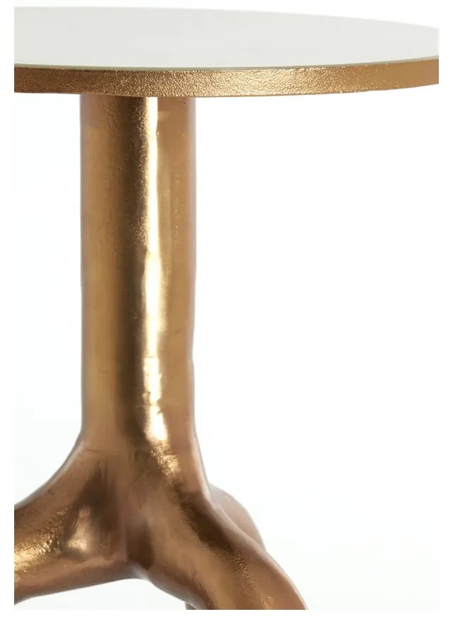 Kovový okrúhly odkladací stolík ø 40,5 cm Mello – Light &amp; Living