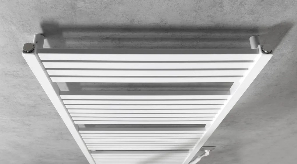 Aqualine Aqualine, TONDI-E elektrické vykurovacie teleso, rovné, 600x1330 mm, 600W, biela, DE480T