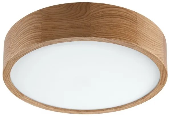 RUEL Stropné moderné LED osvetlenie, 20W, teplá biela, 37cm, okrúhle, hnedé