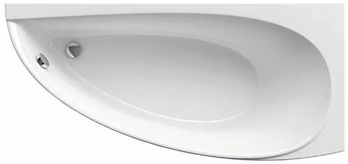Ravak Avocado asymetrická vaňa 160x75 cm akrylát pravá ch01000000 AV1600P