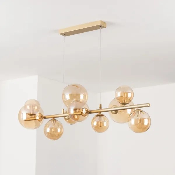 Brilagi - LED Luster na lanku MILLA 10xG9/3W/230V zlatá