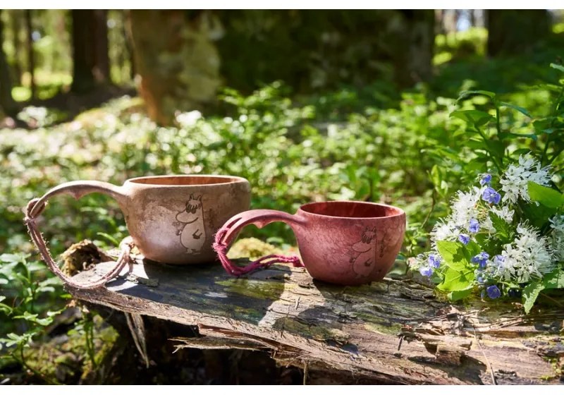Hrnček kuksa Kupilka Snorkmaiden 0,12l, červený