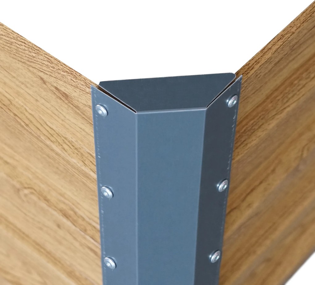 Vyvýšený záhradný záhon BestBerg VZ-1250RW / 1250 l / 240 × 90 × 58 cm / dekor dreva