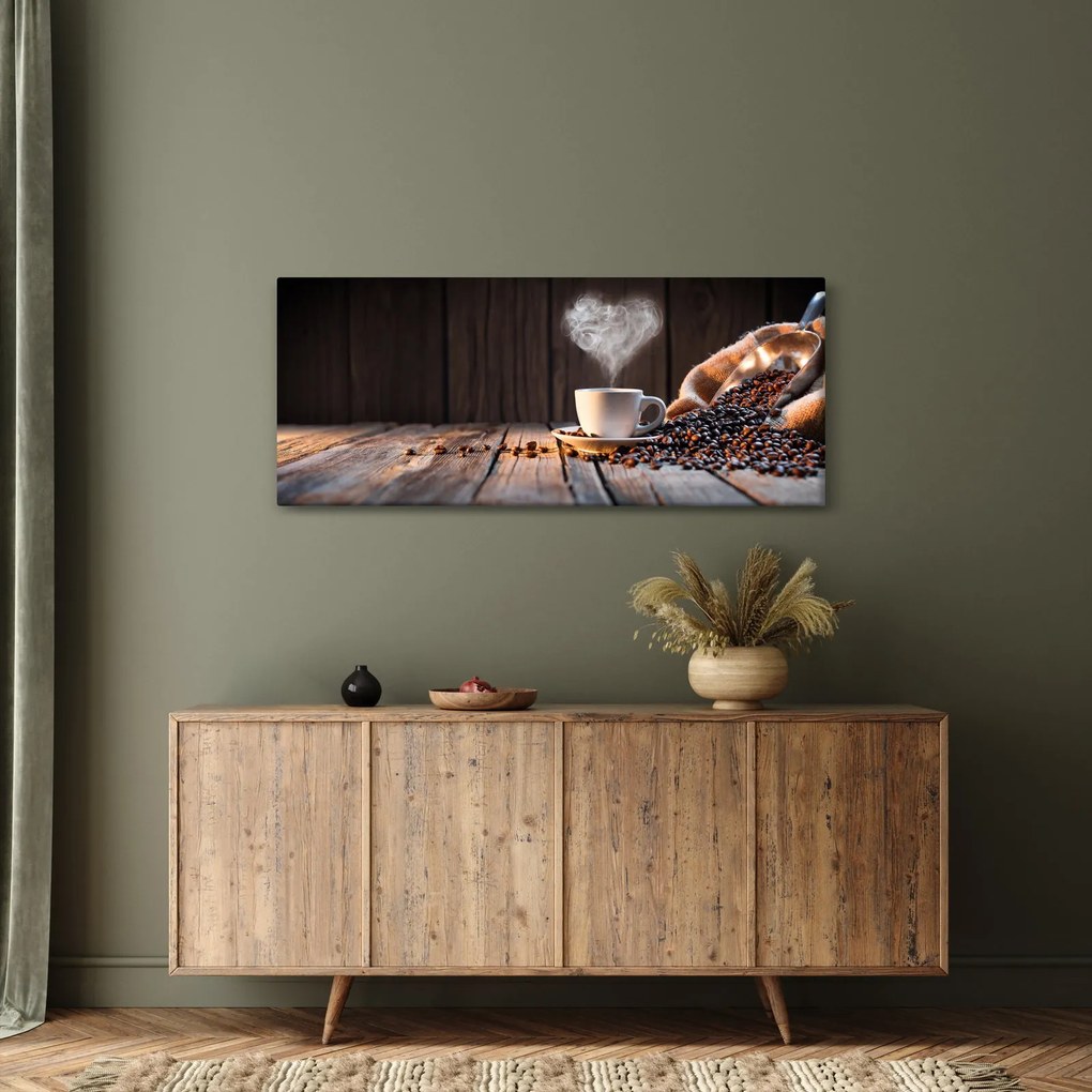 Obraz - Čas na kávu (120x50 cm)