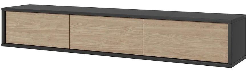 TV stolík Frida  3k 38  Antracit/Dub Olejovaný