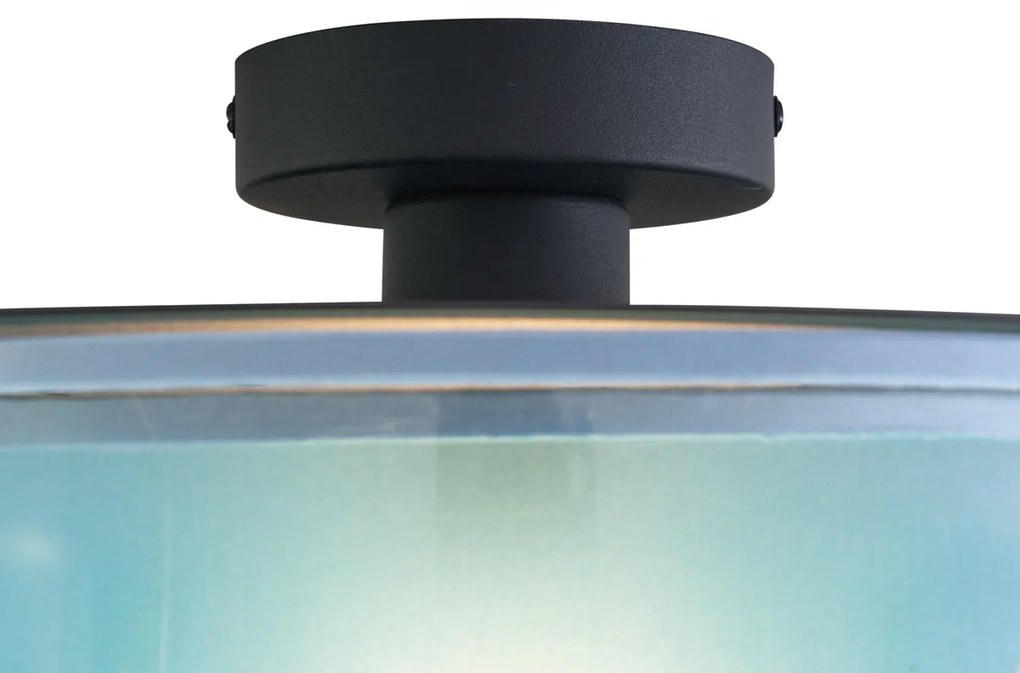 Detské stropné svietidlo modré s Bulby - Harrie meets Bulby