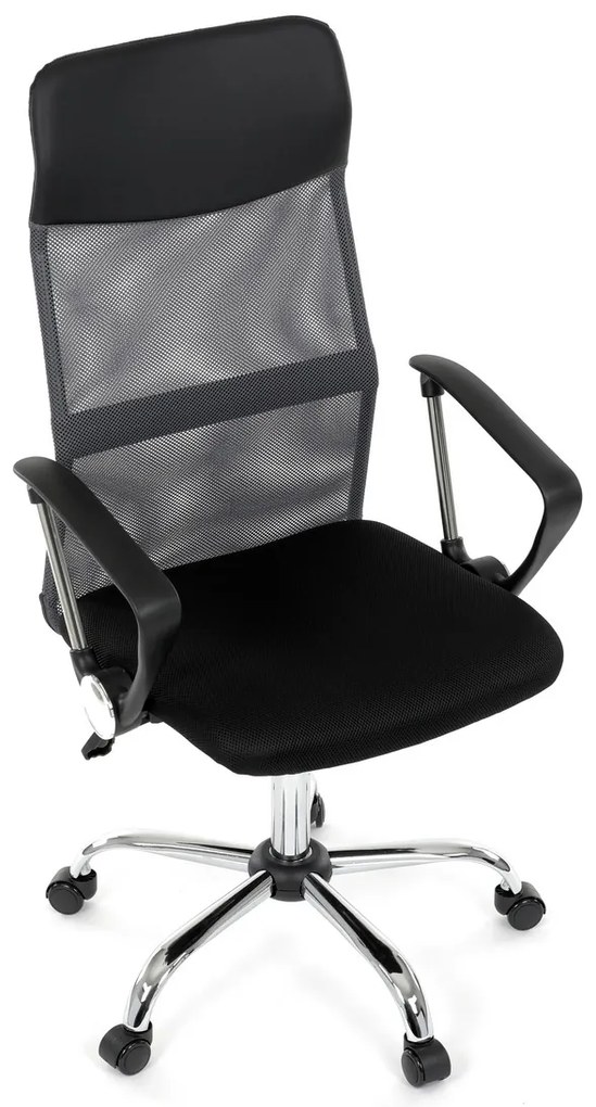 Autronic KA-E305 GREY Kancelárska stolička