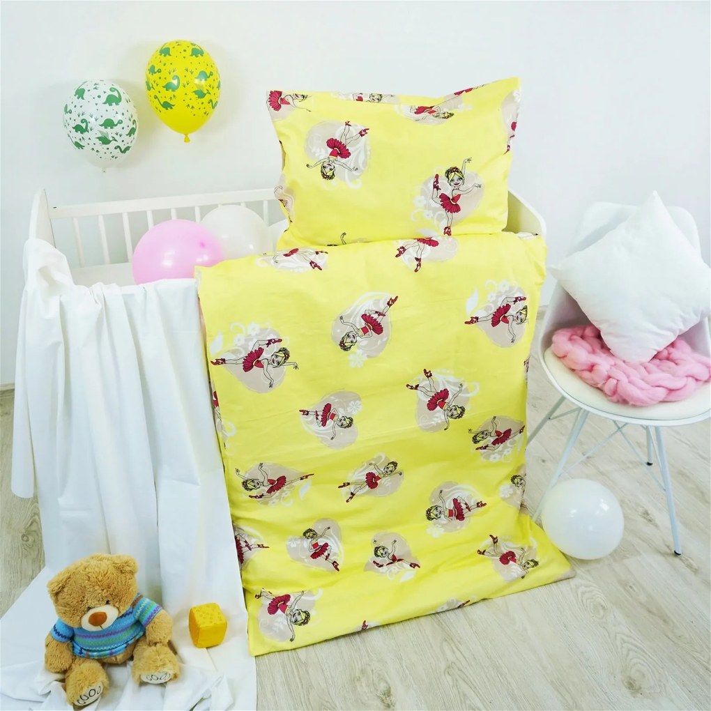 Obliečky detské bavlnené Victoria EMI: Detský set 90x130 + 45x65