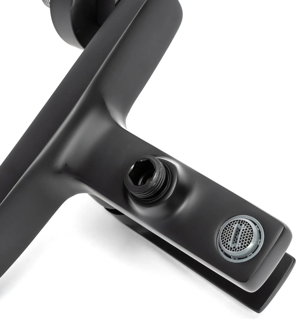 Vaňová batéria maxmax Rea Luppi so sprchou - čierna