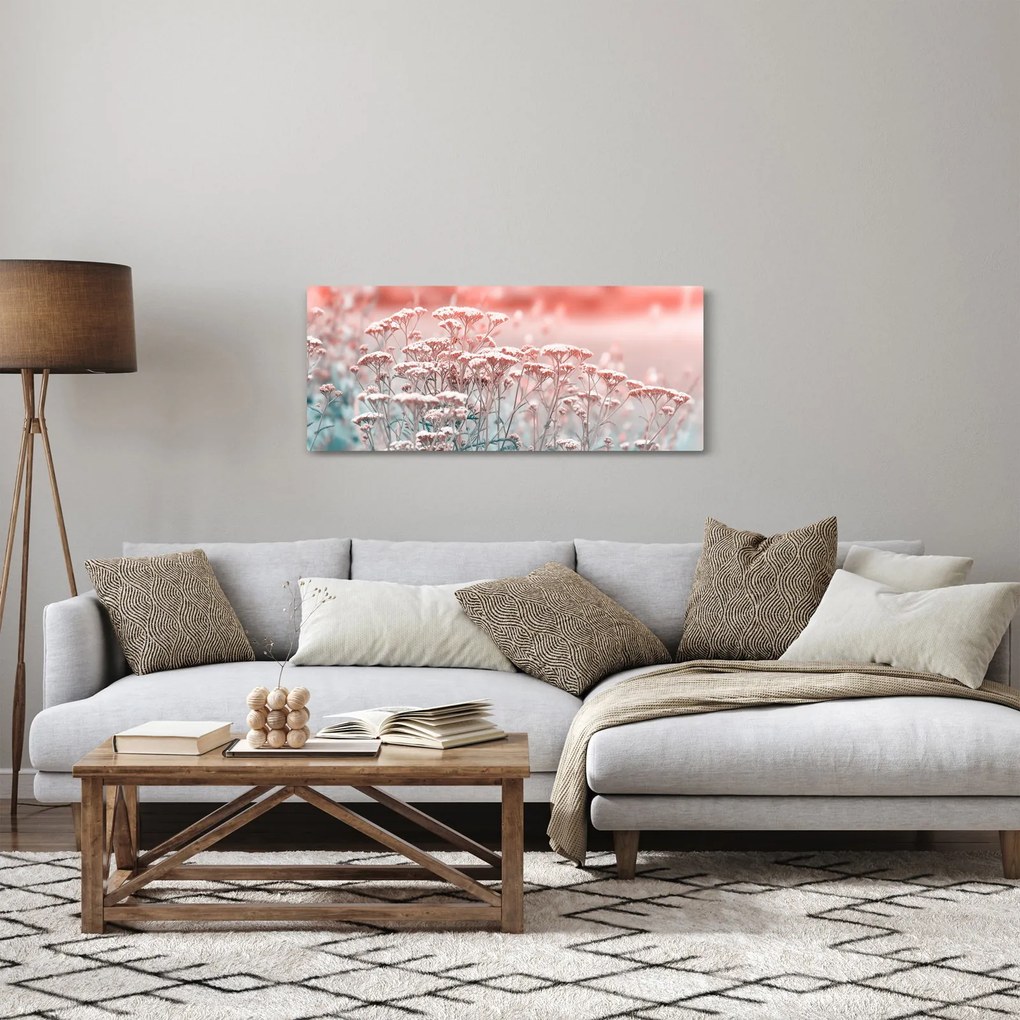 Obraz - Lúčne kvety (120x50 cm)