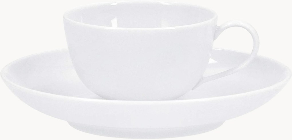 Ručne vyrobené porcelánové šálky na espresso's podšálkami Urbino, 2 ks
