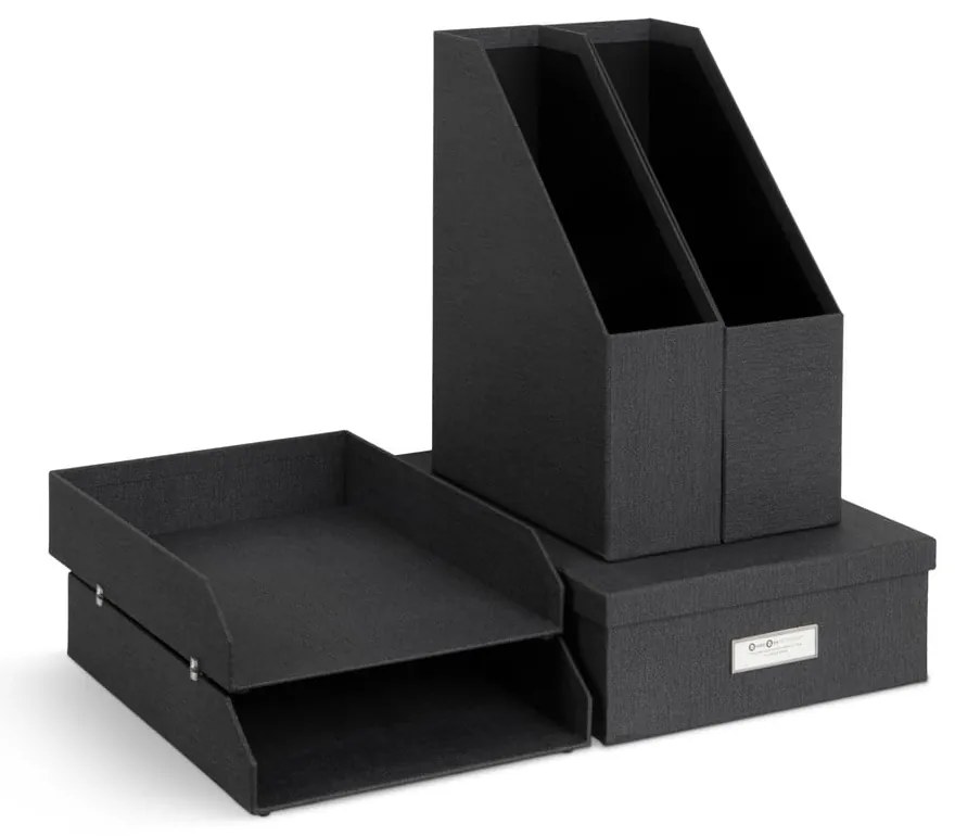 Kartónové organizéry na dokumenty v súprave 5 ks Holger – Bigso Box of Sweden