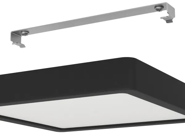 Eglo 900644 - LED stropné svietidlo do kúpeľne FUEVA LED/17W/230V IP44 čierne