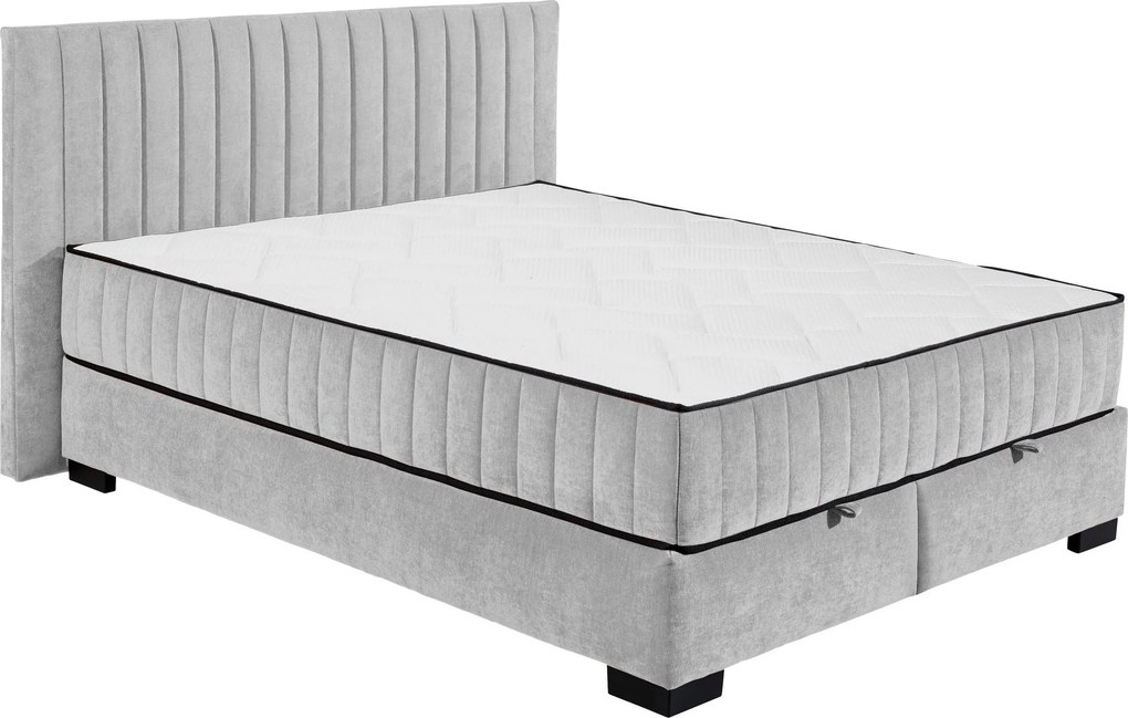 XXXLutz AMERICKÁ POSTEĽ, 160/200 cm, svetlosivá MID.YOU - Online Only spálne - 002220053910