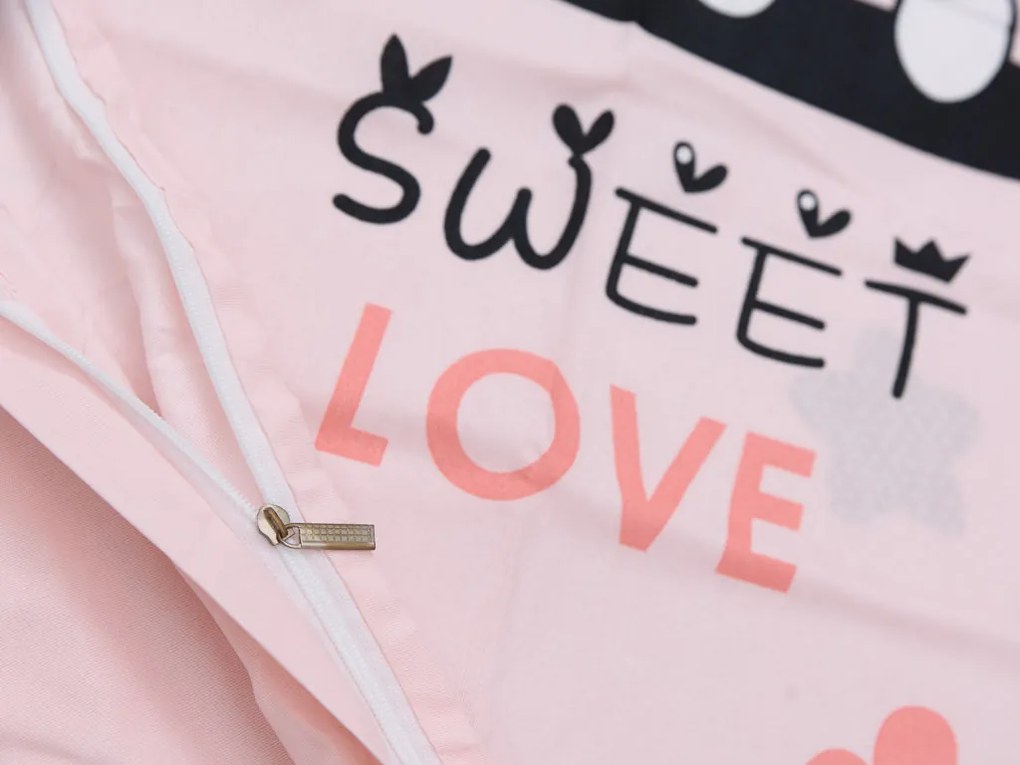 Detské obliečky SWEET LOVE ružové