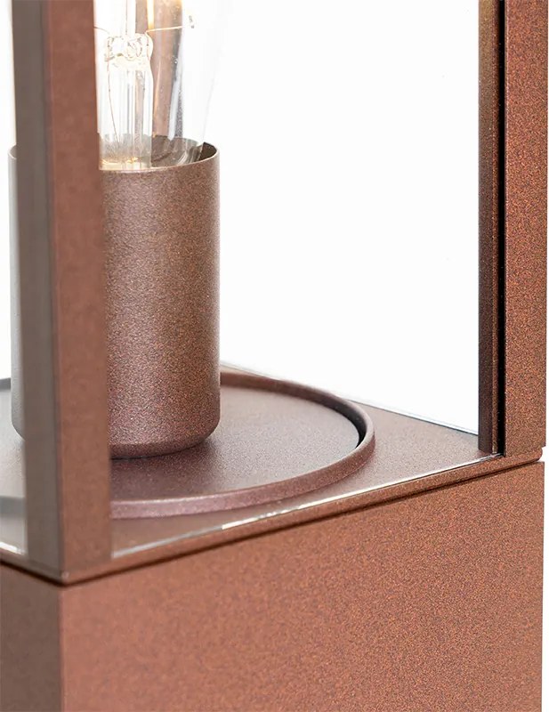 Priemyselné stojace vonkajšie svietidlo hrdzavohnedá 80 cm IP44 - Charlois