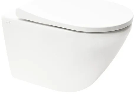 Vitra Integra wc závesné rim-ex vrátane sedátka so soft close, zadný odpad 7041-003-6285
